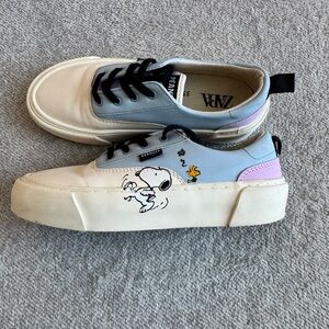 Zara Kids Sneakers - Blue, Cream, and Purple